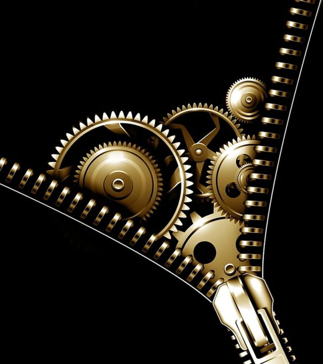 HD-wallpaper-gear-gold-art-black-edge-background-unique-zipper